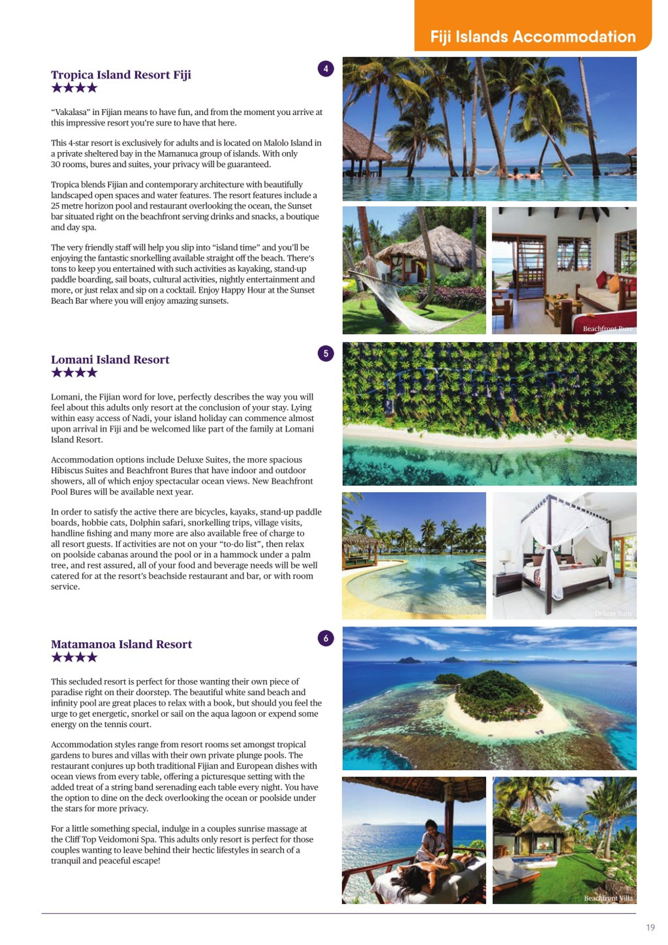 travel brochure for fiji