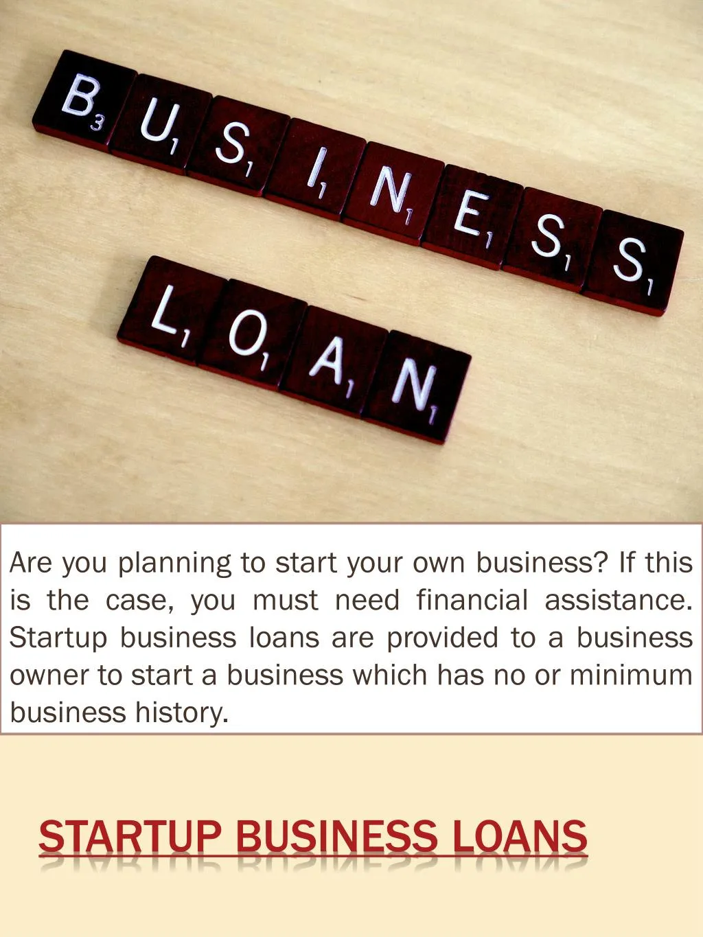 startup business loans n.