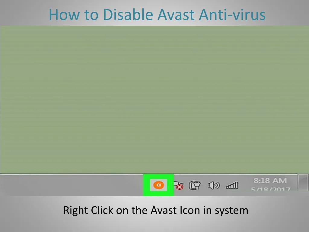 how to disable avast