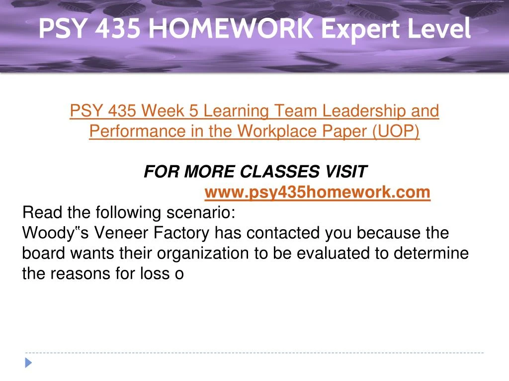 psy 435 leadership performance in the Study flashcards on psy 435 week 5 learning team leadership and performance in the workplace paper at cramcom quickly. psy 435 leadership performance in the Study flashcards on psy 435 week 5 learning team leadership and performance in the workplace paper at cramcom quickly.
