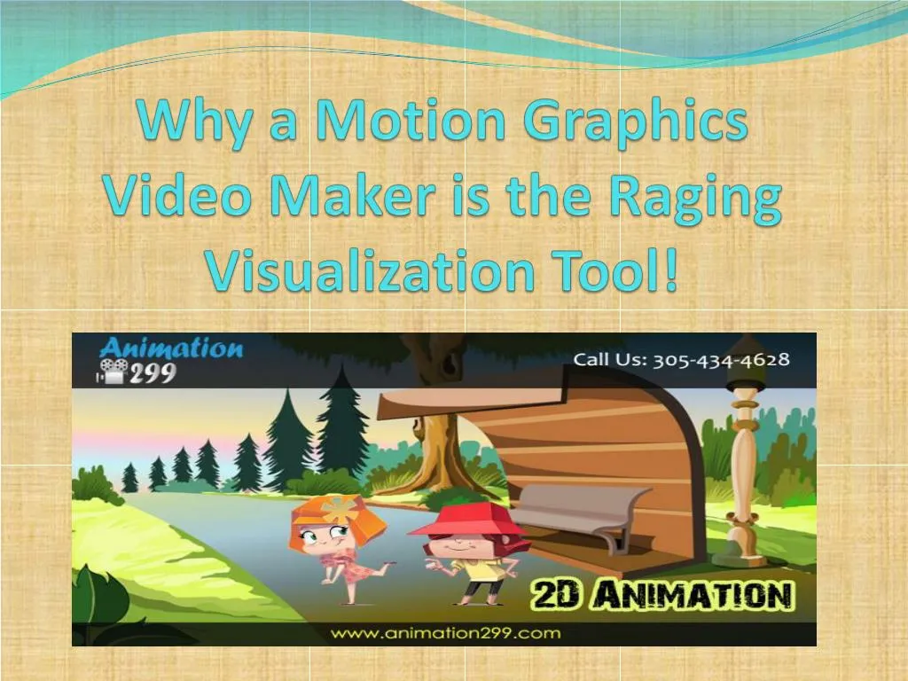 why a motion graphics video maker is the raging visualization tool n.