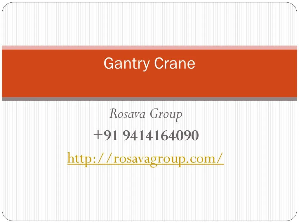 gantry crane n.