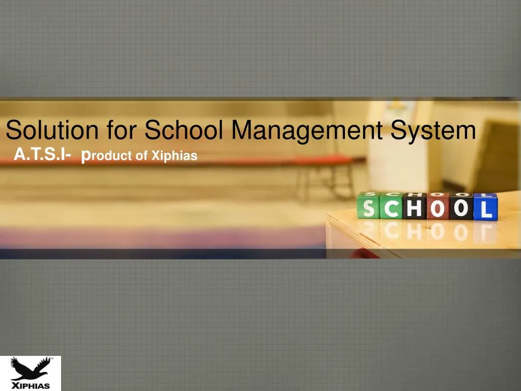 solution for school management system n.