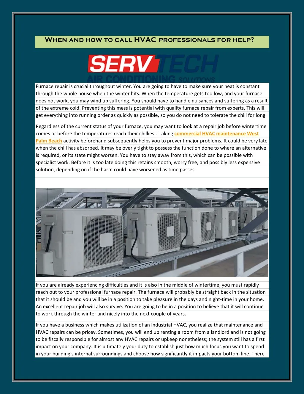 PPT - When and how to call HVAC professionals for help? PowerPoint ...