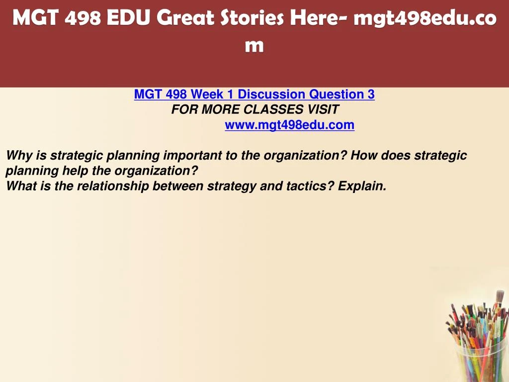 mgt 498 mgt 498
