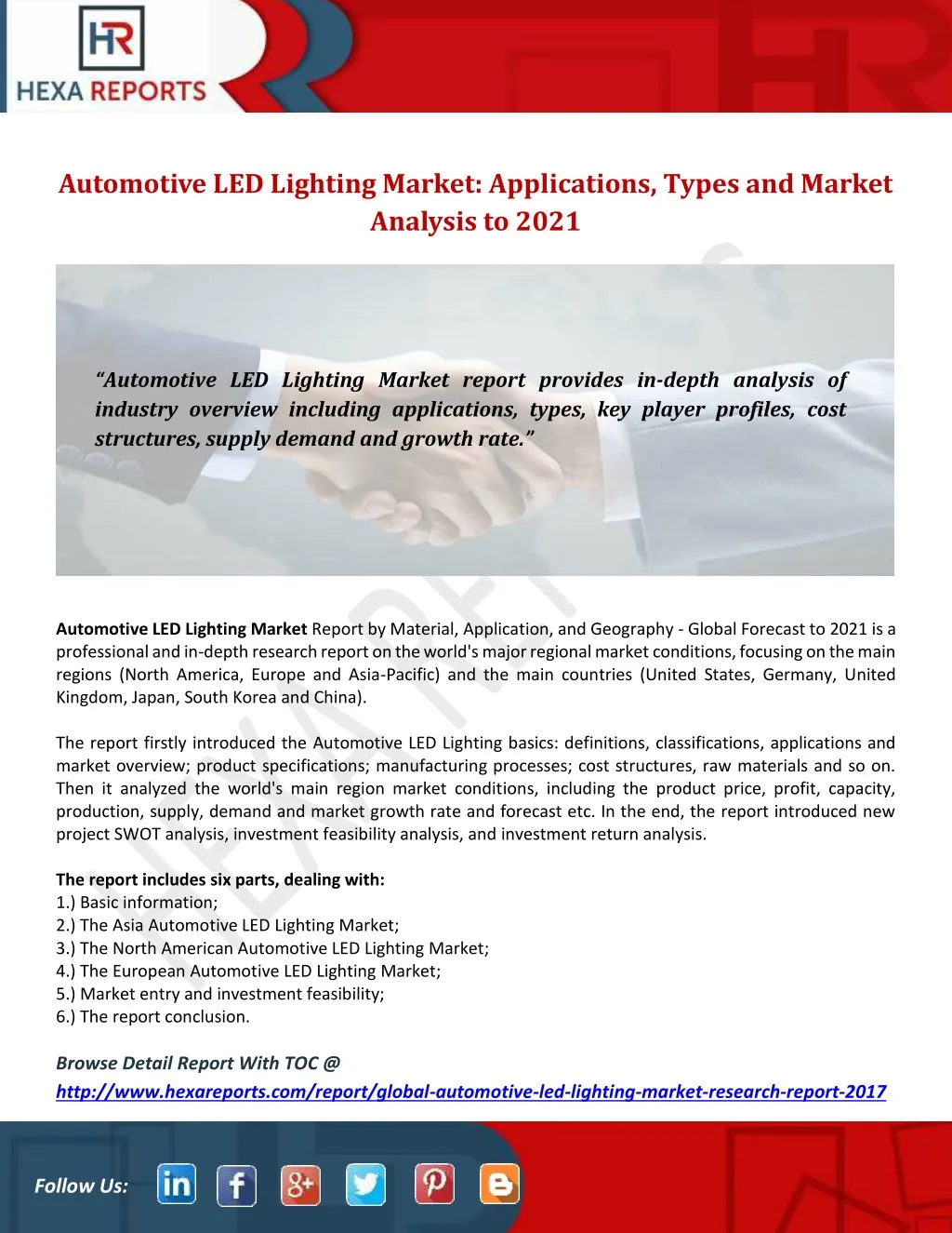 Ppt Automotive Led Lighting Market S Typearket Automotive Led Lighting Market S Typearket