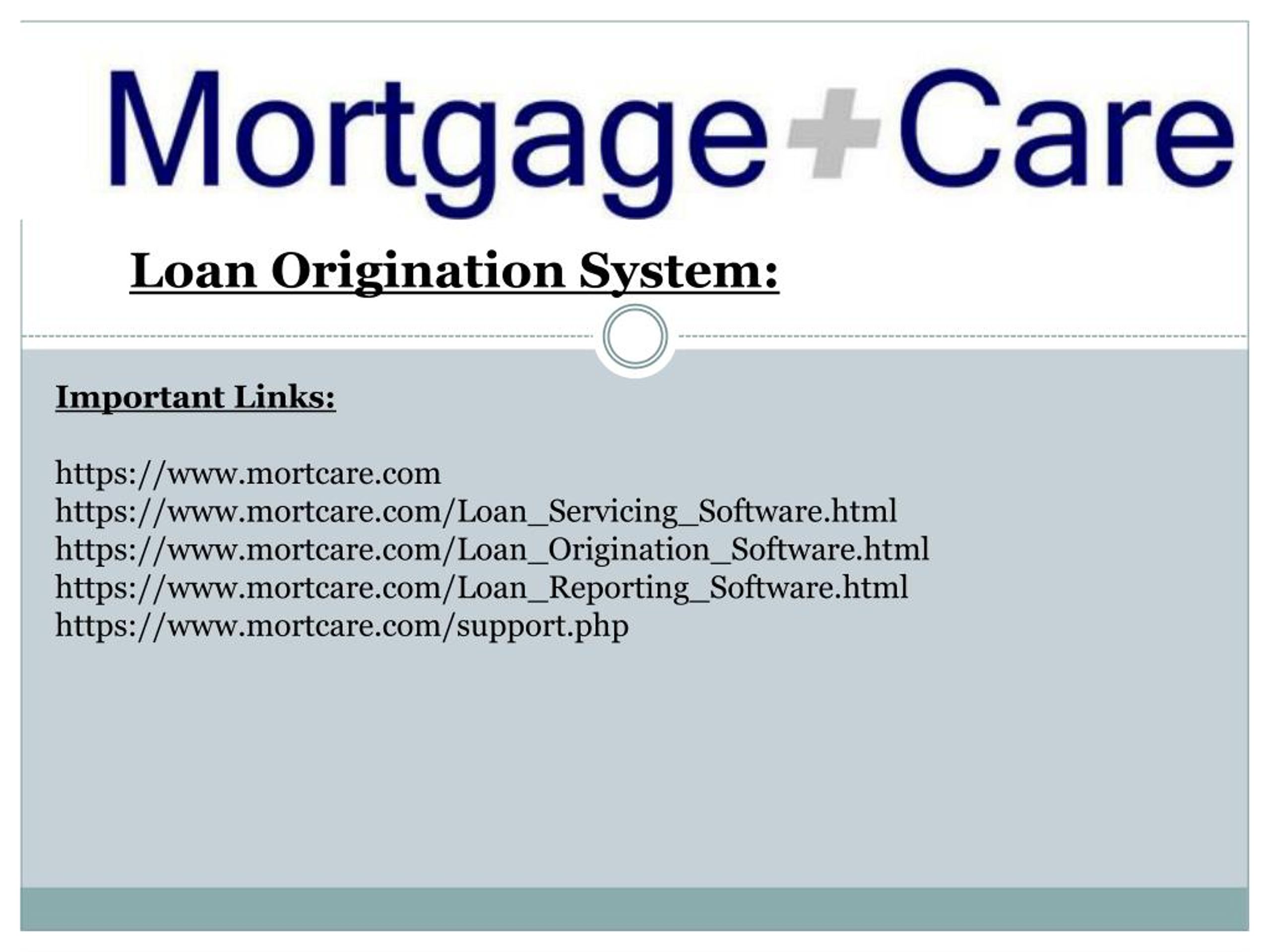 Ppt Loan Origination System Powerpoint Presentation Free Download