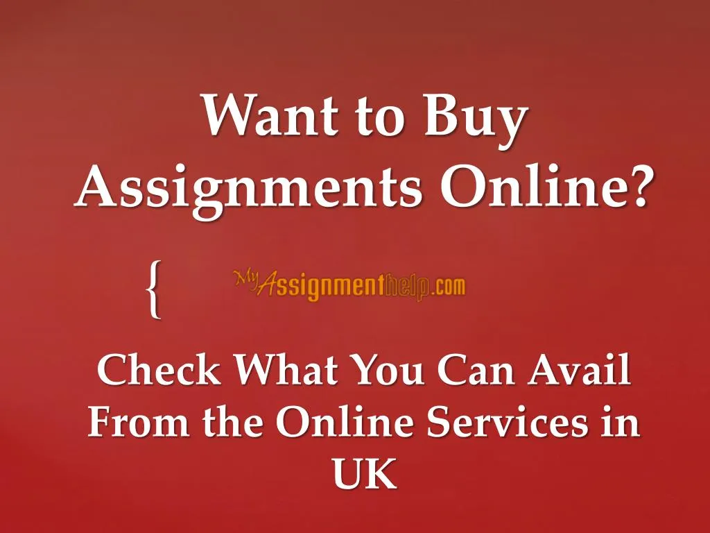 buy university assignments