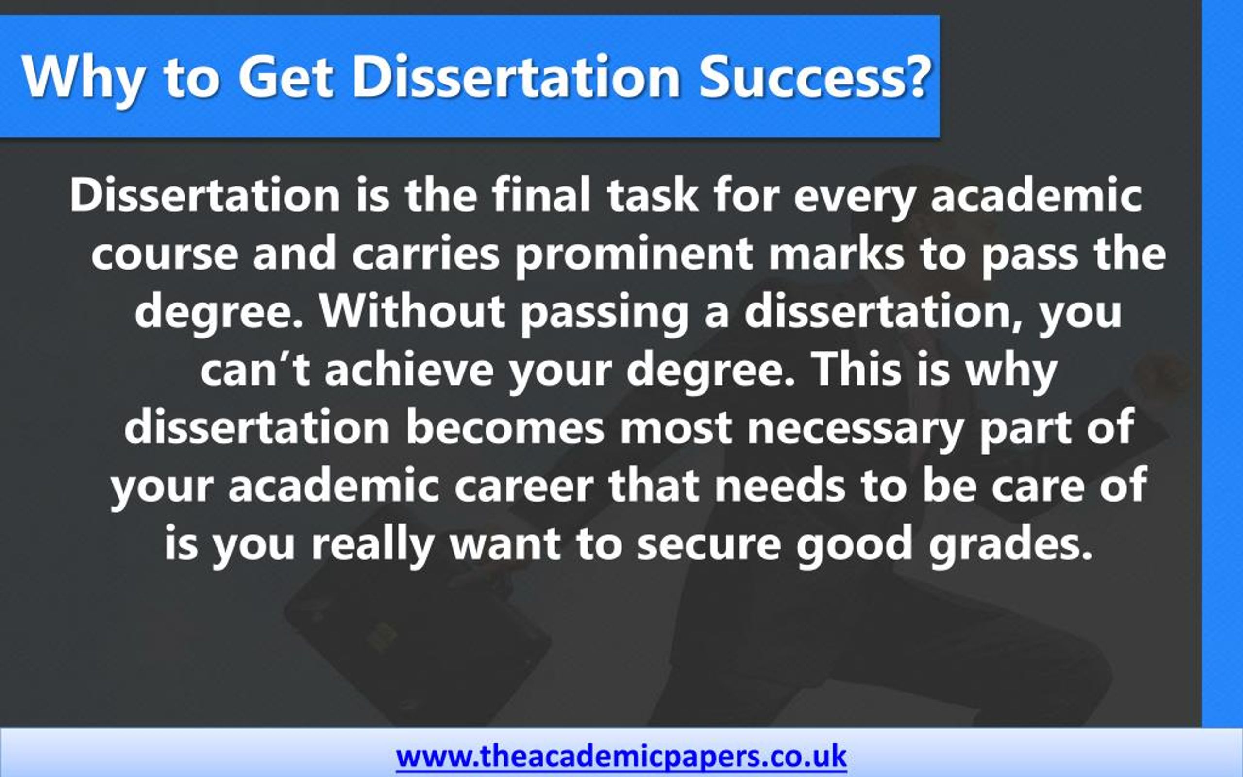 Can you get degree without dissertation
