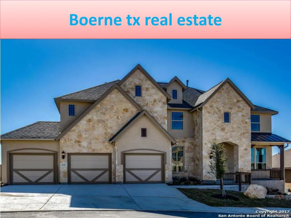 PPT Boerne tx real estate PowerPoint Presentation, free download ID