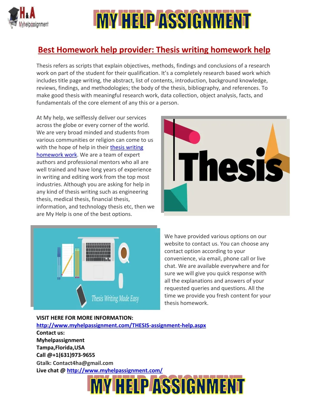 assignment helper thesis