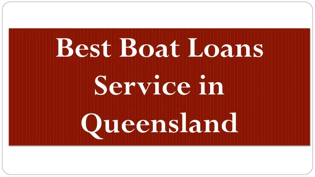 payment on boat loan