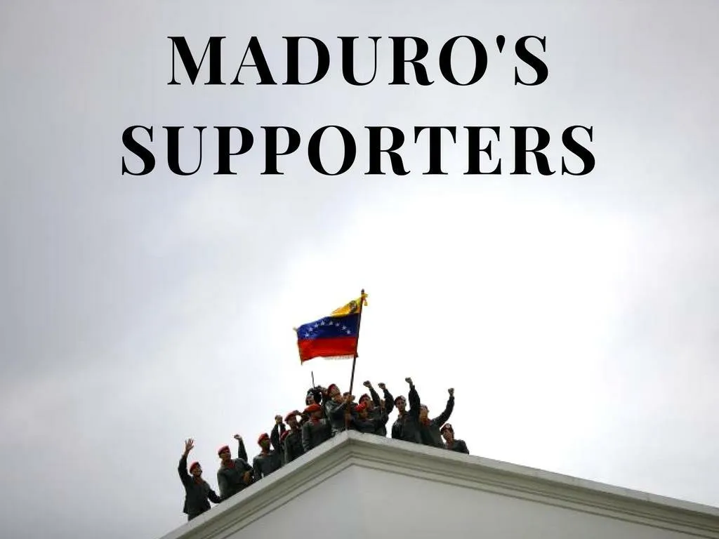 maduro s supporters n.