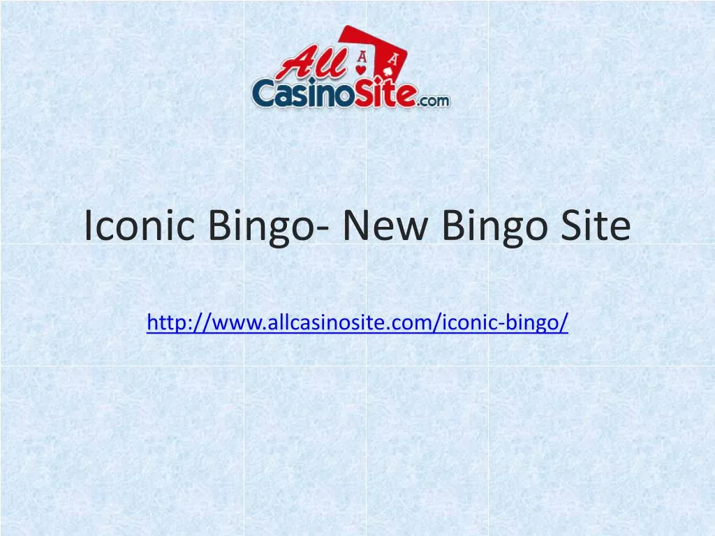 iconic bingo new bingo site n.