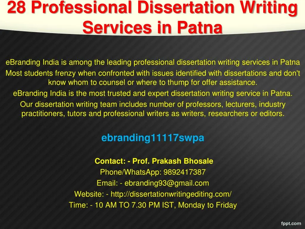 Powerpoint presentation writing services