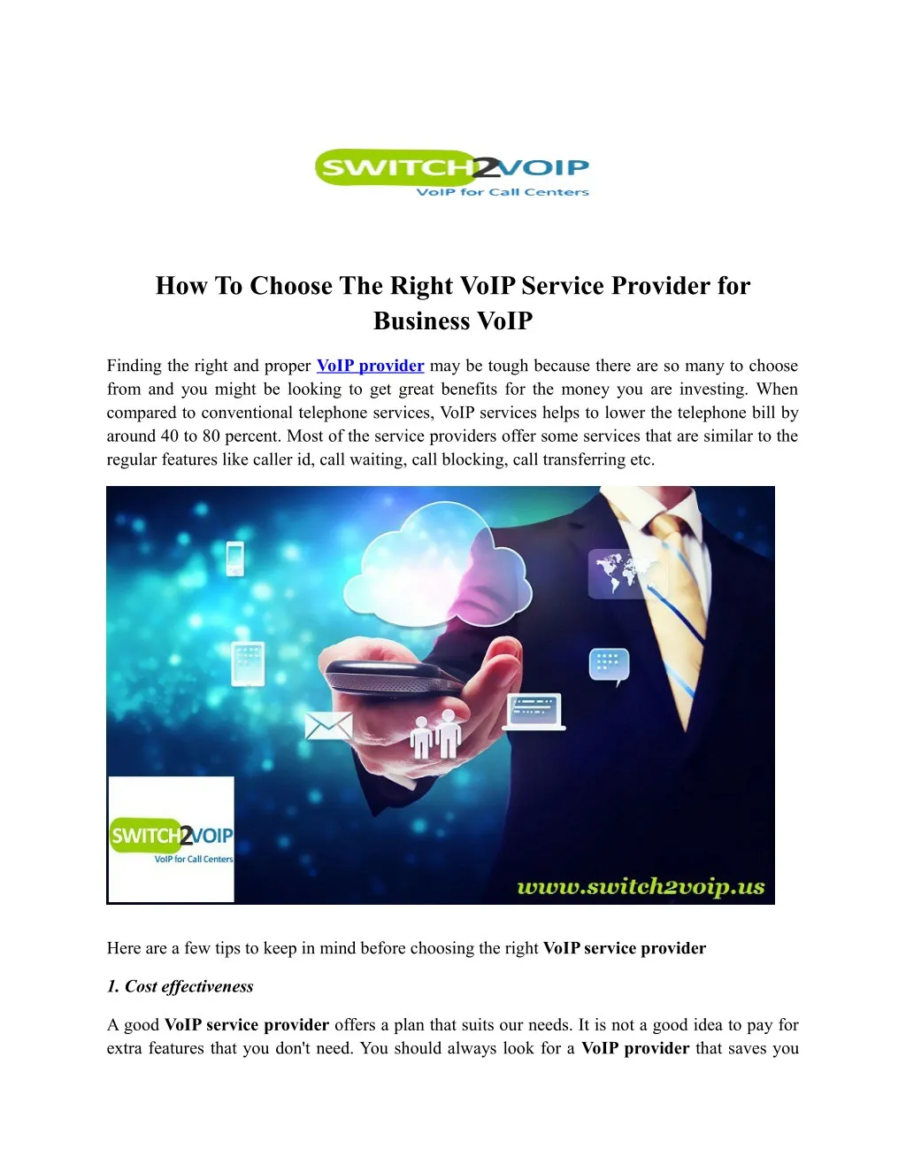how to choose the right voip service provider n.