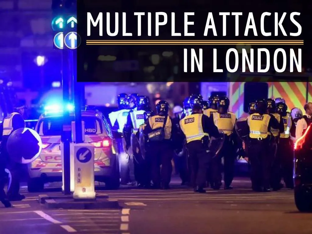 multiple attacks in london n.