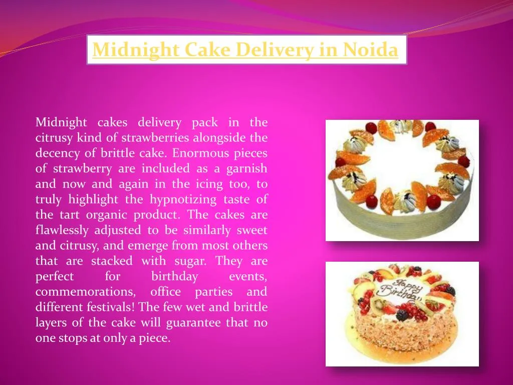 midnight cake delivery in noida n.