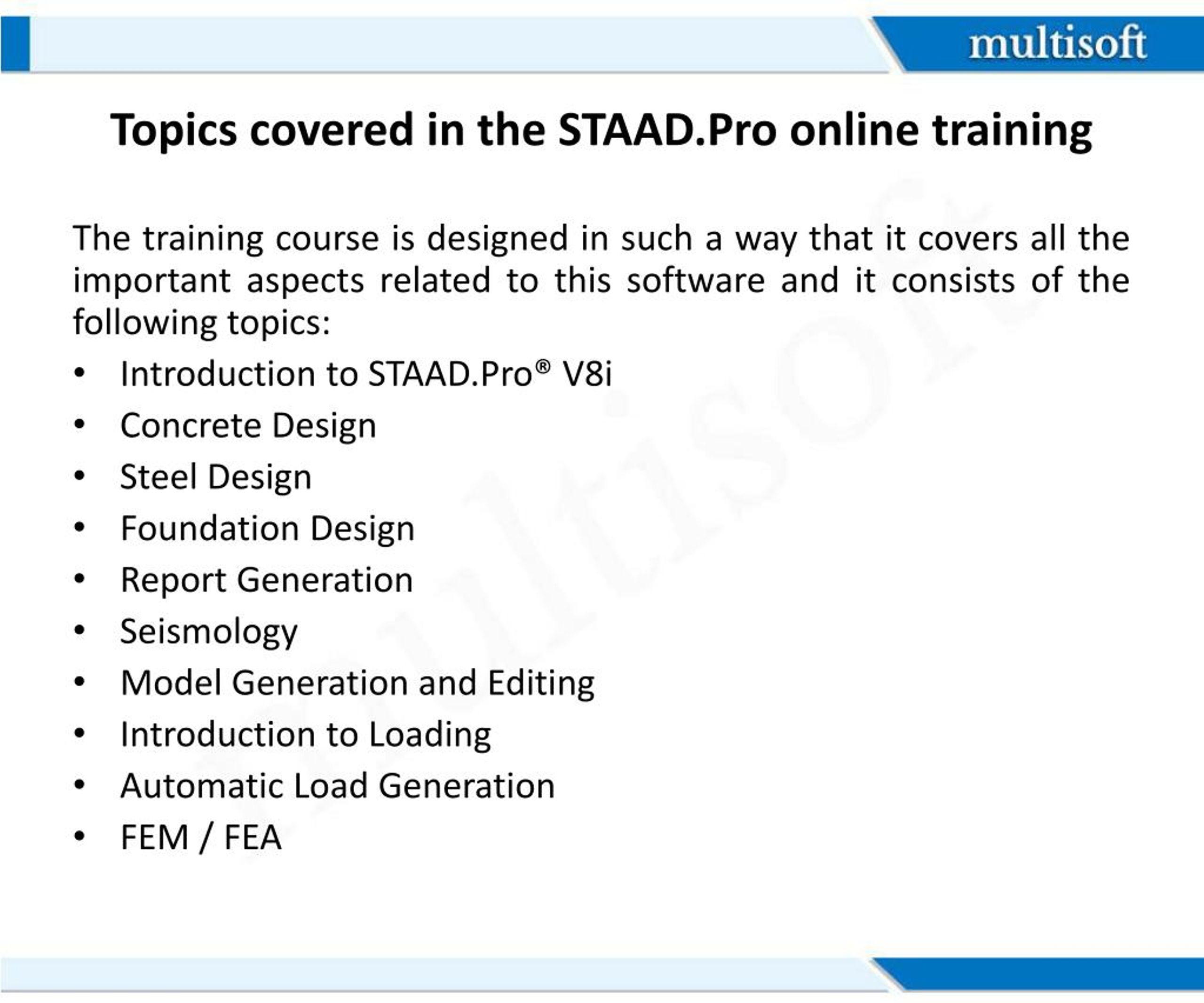 staad pro introduction pdf