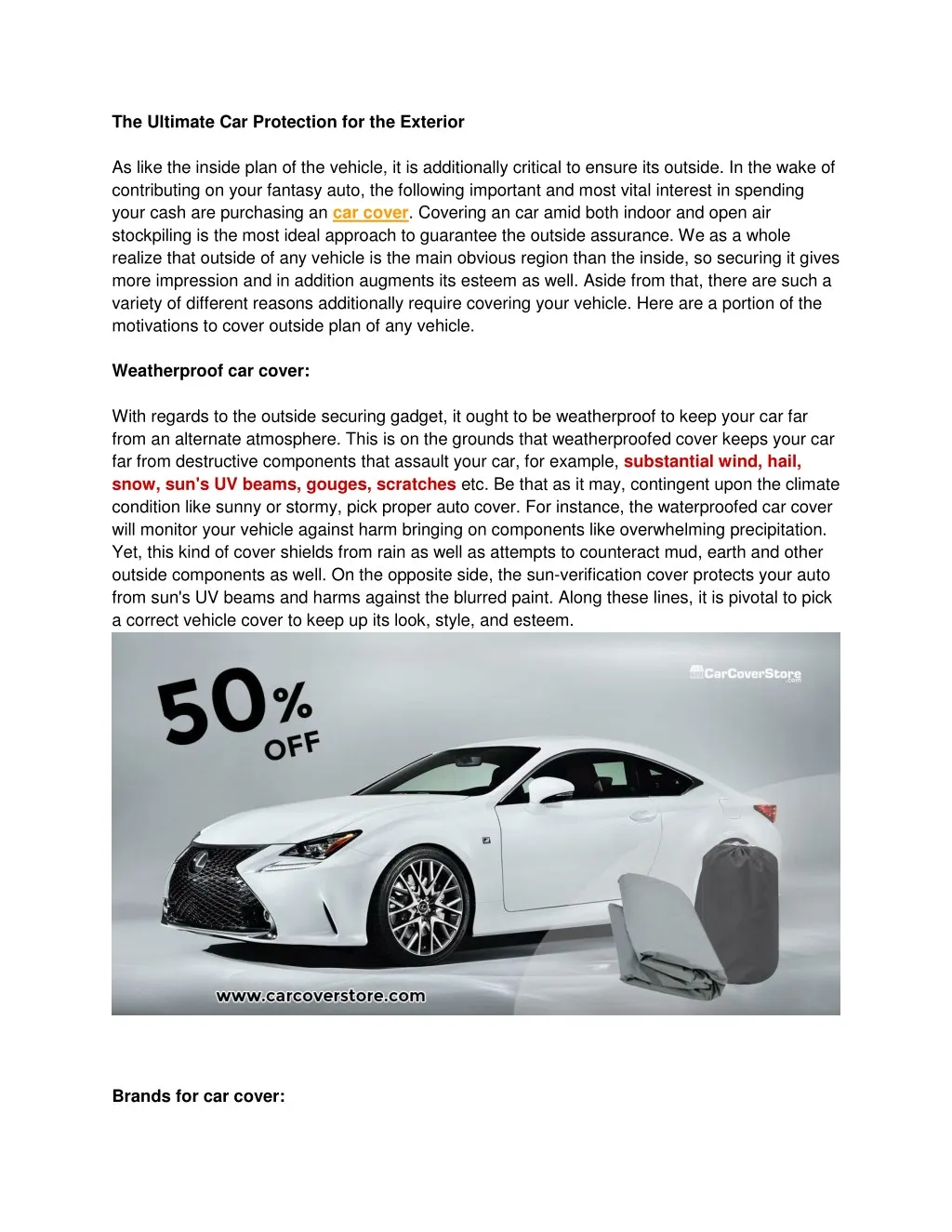 the ultimate car protection for the exterior n.