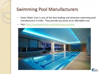 swimming pool manufacturers