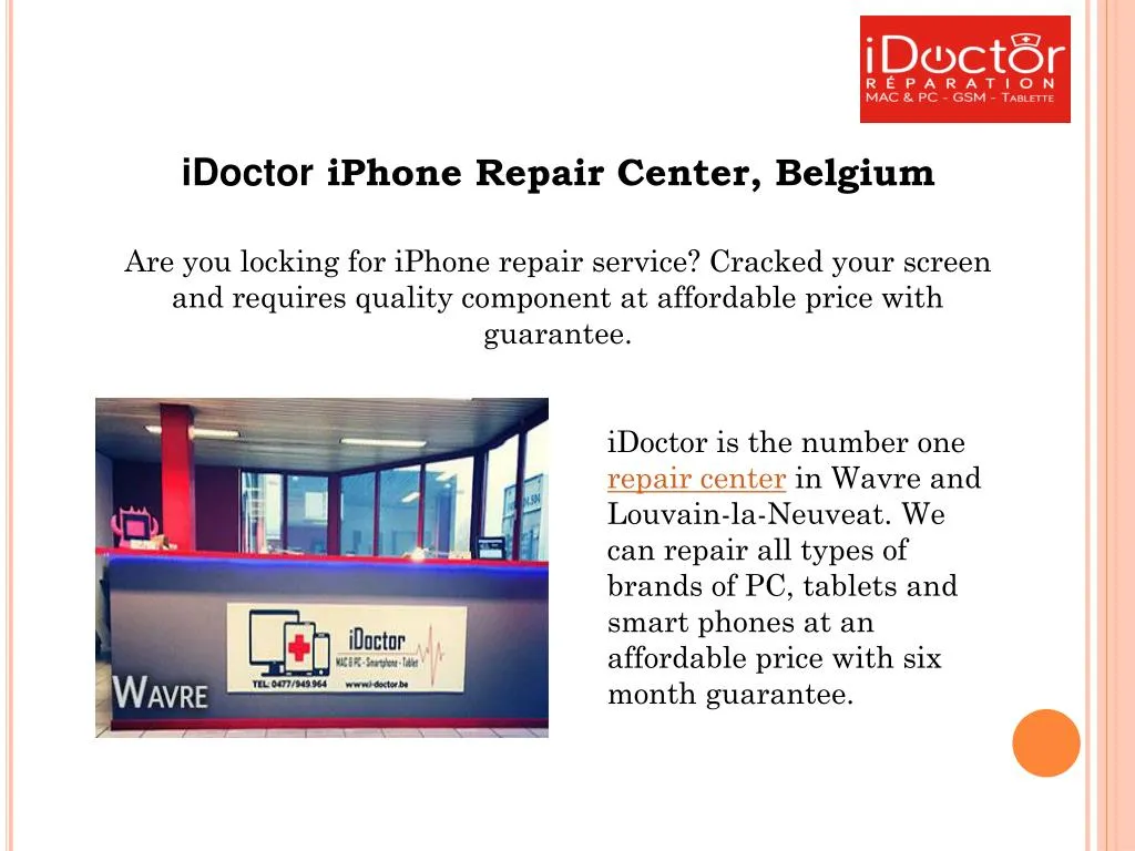 idoctor iphone repair center belgium n.