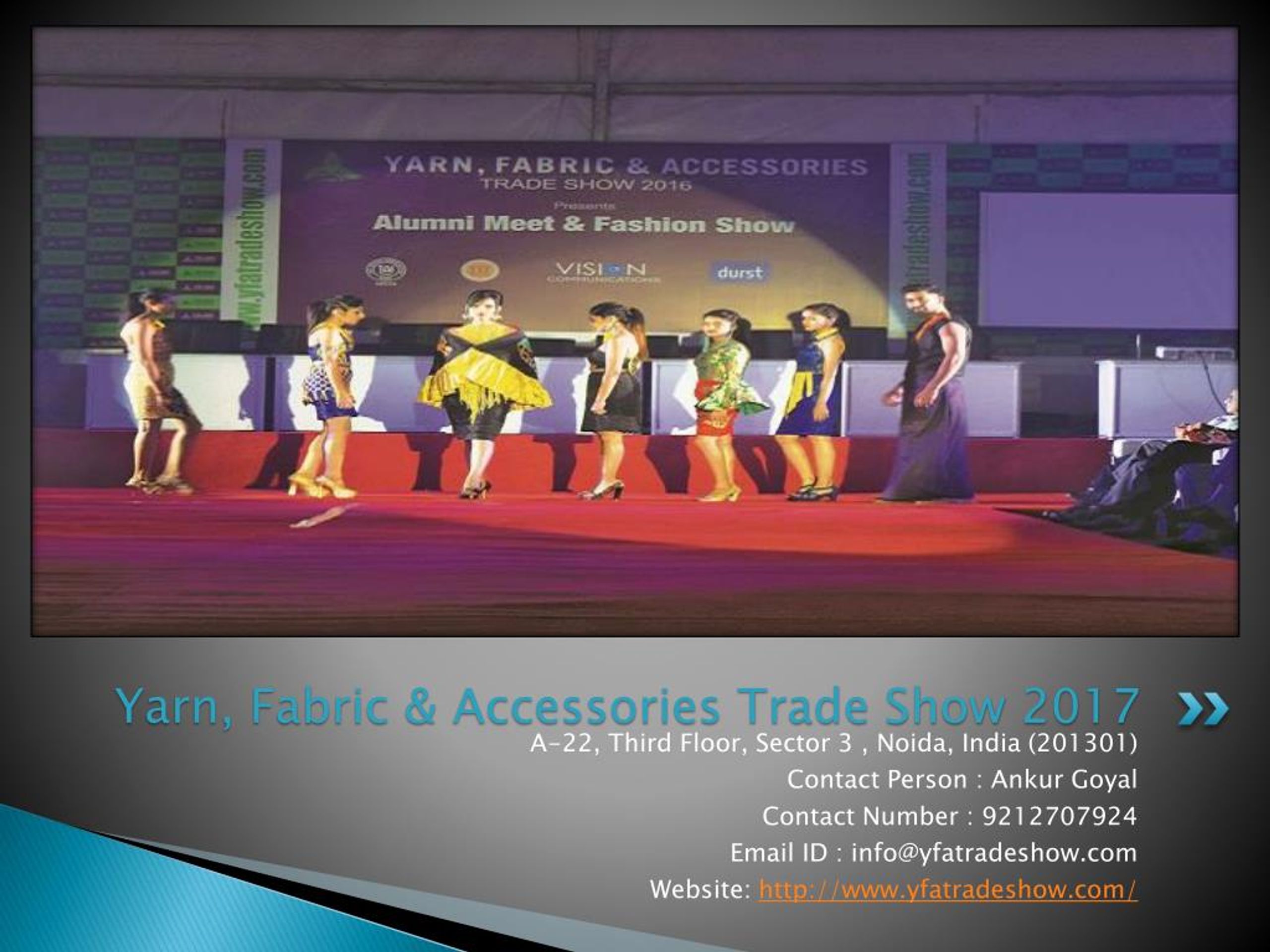 PPT Fabric fair in India Yarn Trade Show Yarn Exhibition in India