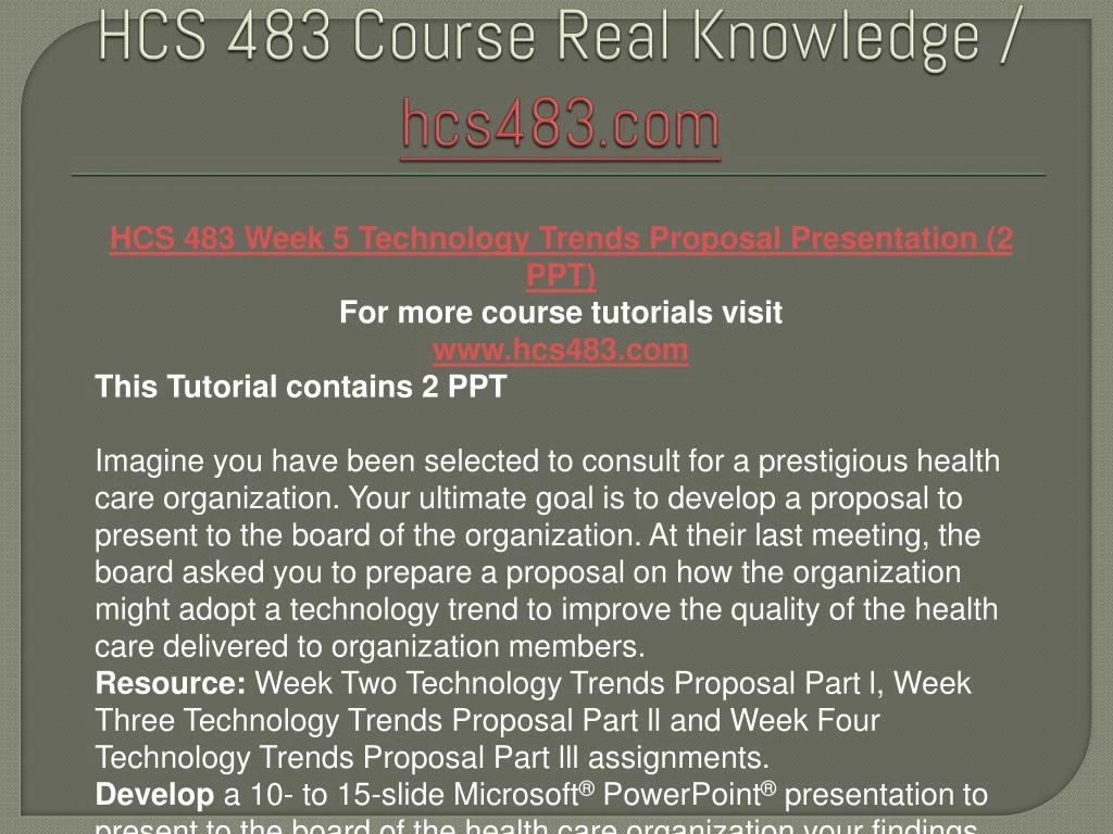 electronic health records presentation hcs 483 Hcs 483 week 2 individual electronic health records presentation. electronic health records presentation hcs 483 Hcs 483 week 2 individual electronic health records presentation.