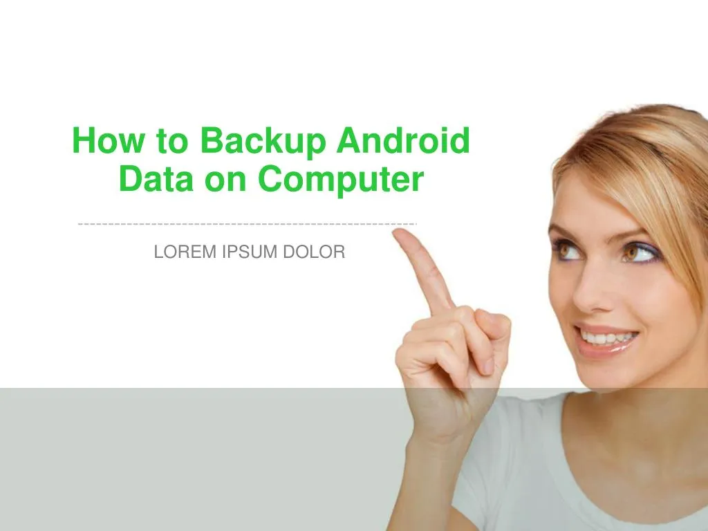 how to backup android data on computer n.