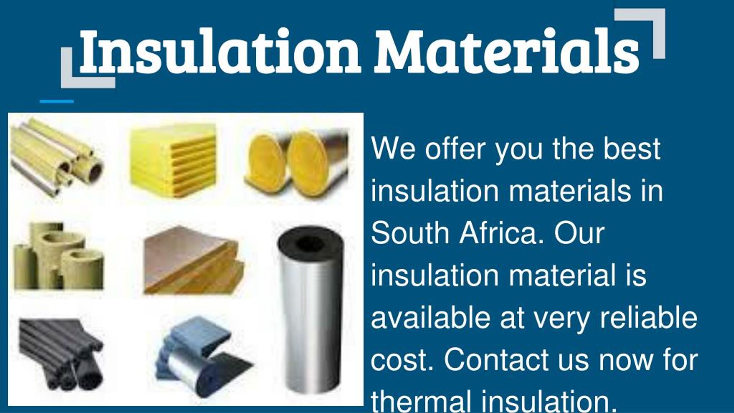 presentation on insulating materials