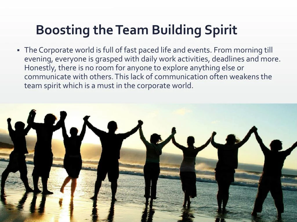 presentation on team spirit