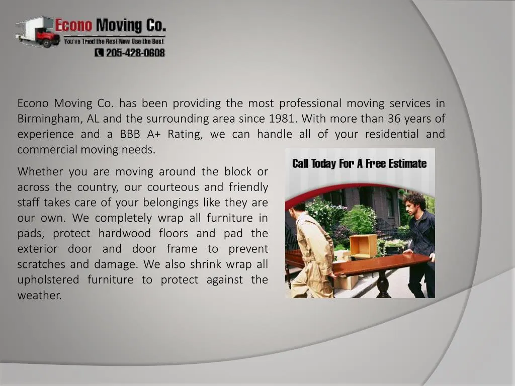 econo moving co has been providing the most n.