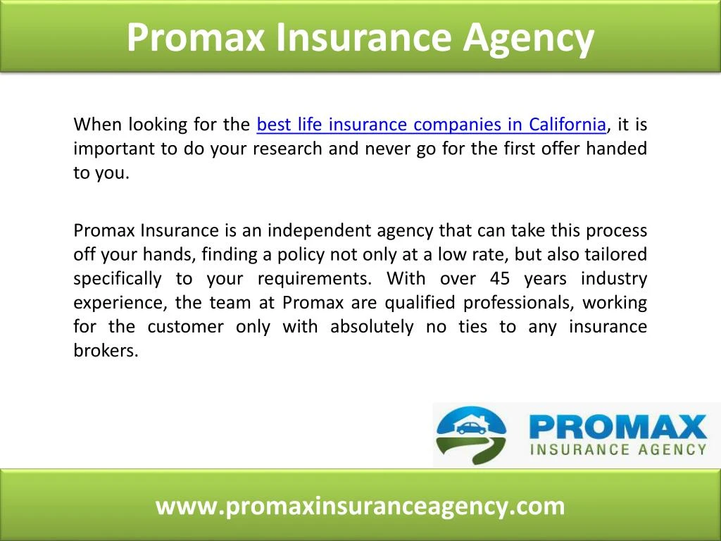PPT - best life insurance companies in California PowerPoint Presentation - ID:7601289