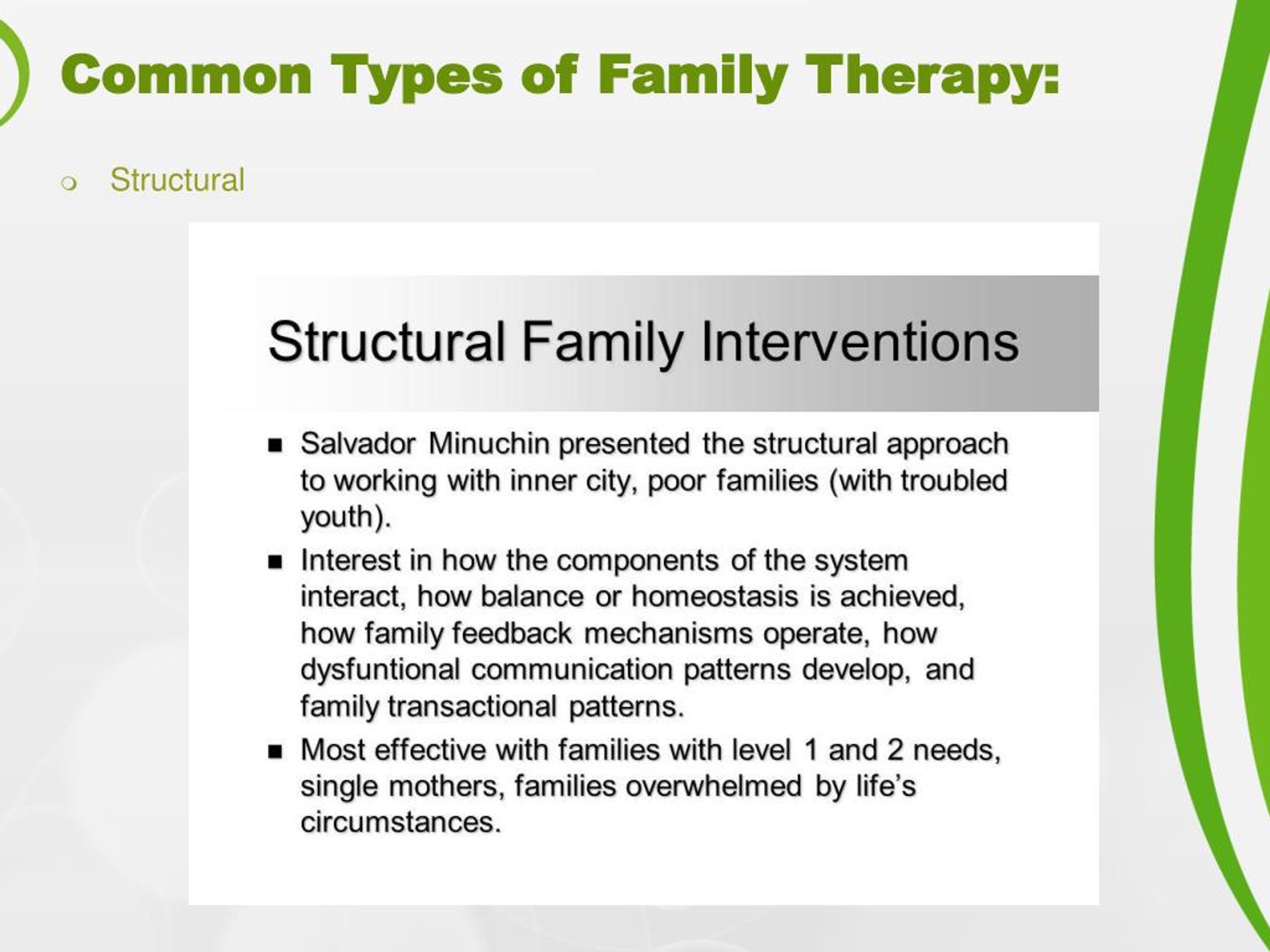 types-of-family-therapy-interventions-slide-share