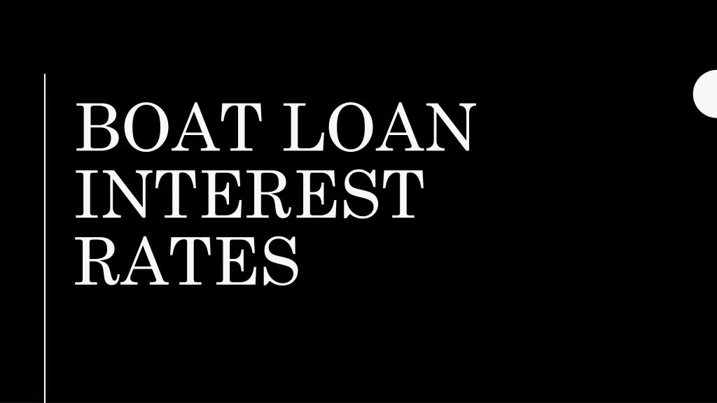 boat loan terms calculator