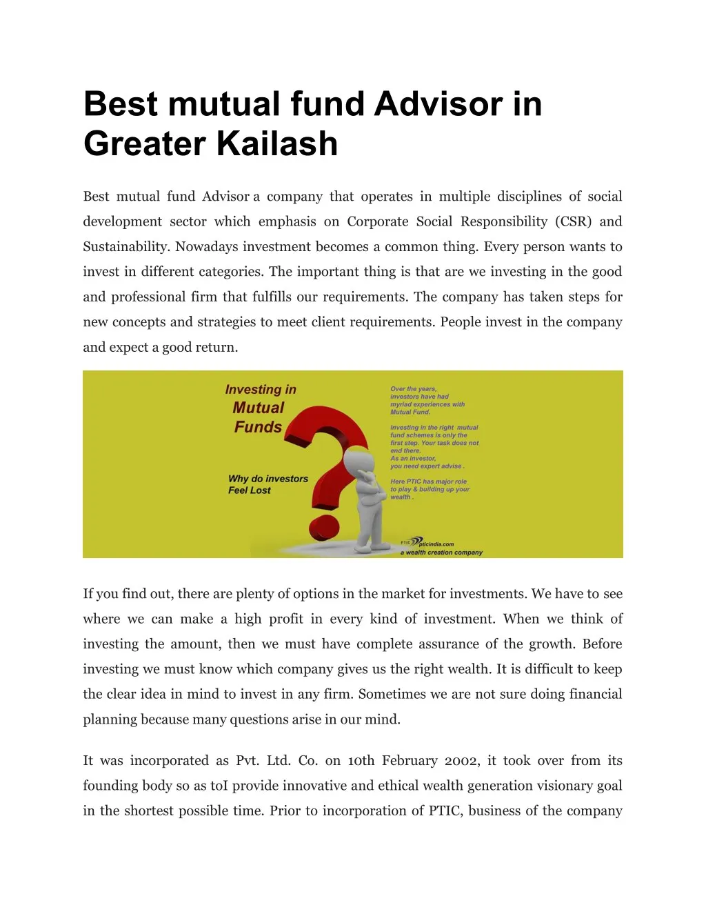 best mutual fund advisor in greater kailash n.