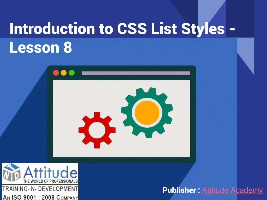 Ppt - Introduction To Css List Styles