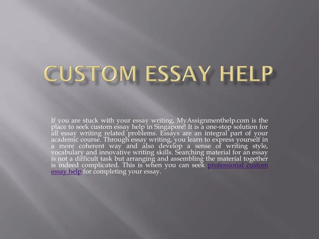 Admission essay custom writing powerpoint