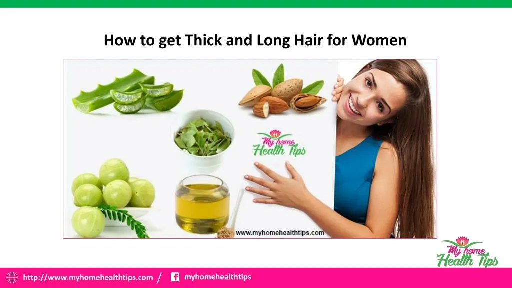 Ppt How To Get Thick And Long Hair For Women Powerpoint