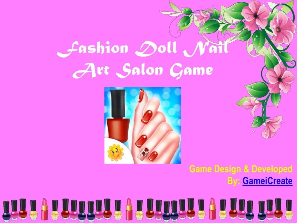 fashion doll nail art salon game n.