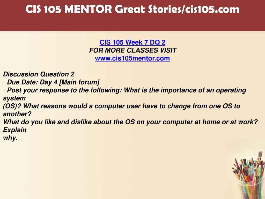 cis 105 final project powerpoint presentation Tutorialoutlet is a online tutorial store we provides hca 230 week 9 final project interpersonal communication presentation (uop. cis 105 final project powerpoint presentation Tutorialoutlet is a online tutorial store we provides hca 230 week 9 final project interpersonal communication presentation (uop.