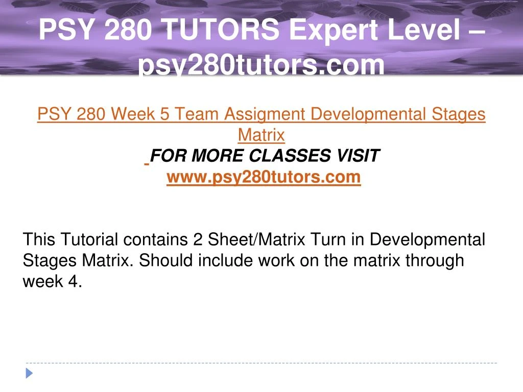 developmental stages matrix 2 essay Entire course download link psy 375 week 5 developmental stages matrix developmental stages matrix resource: developmental stages matrix located in week two. developmental stages matrix 2 essay Entire course download link psy 375 week 5 developmental stages matrix developmental stages matrix resource: developmental stages matrix located in week two.