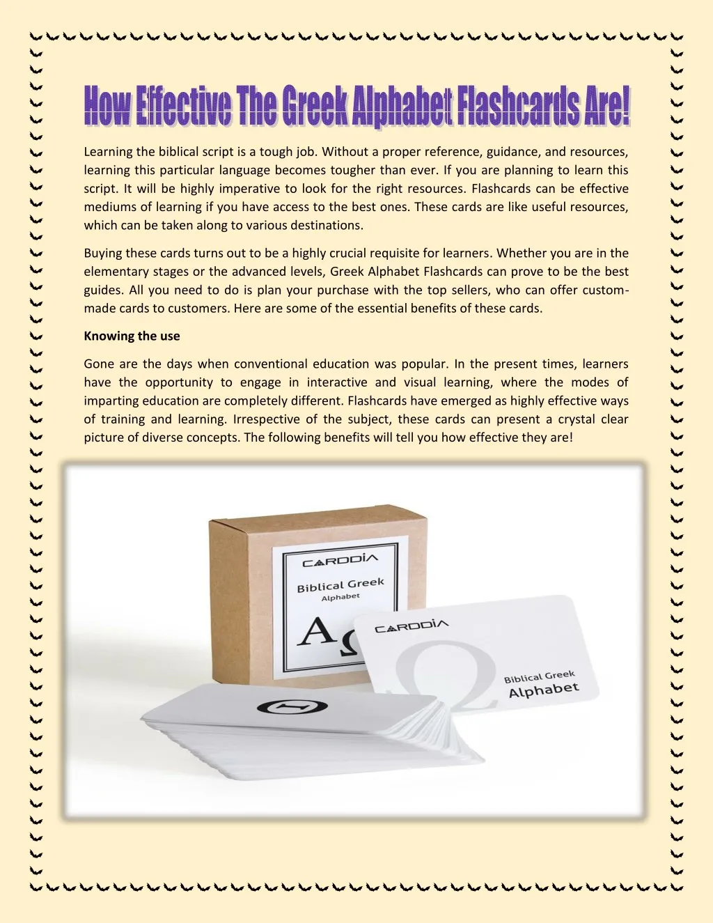 Ppt How Effective The Greek Alphabet Flashcards Are Powerpoint Presentation Id 7606185