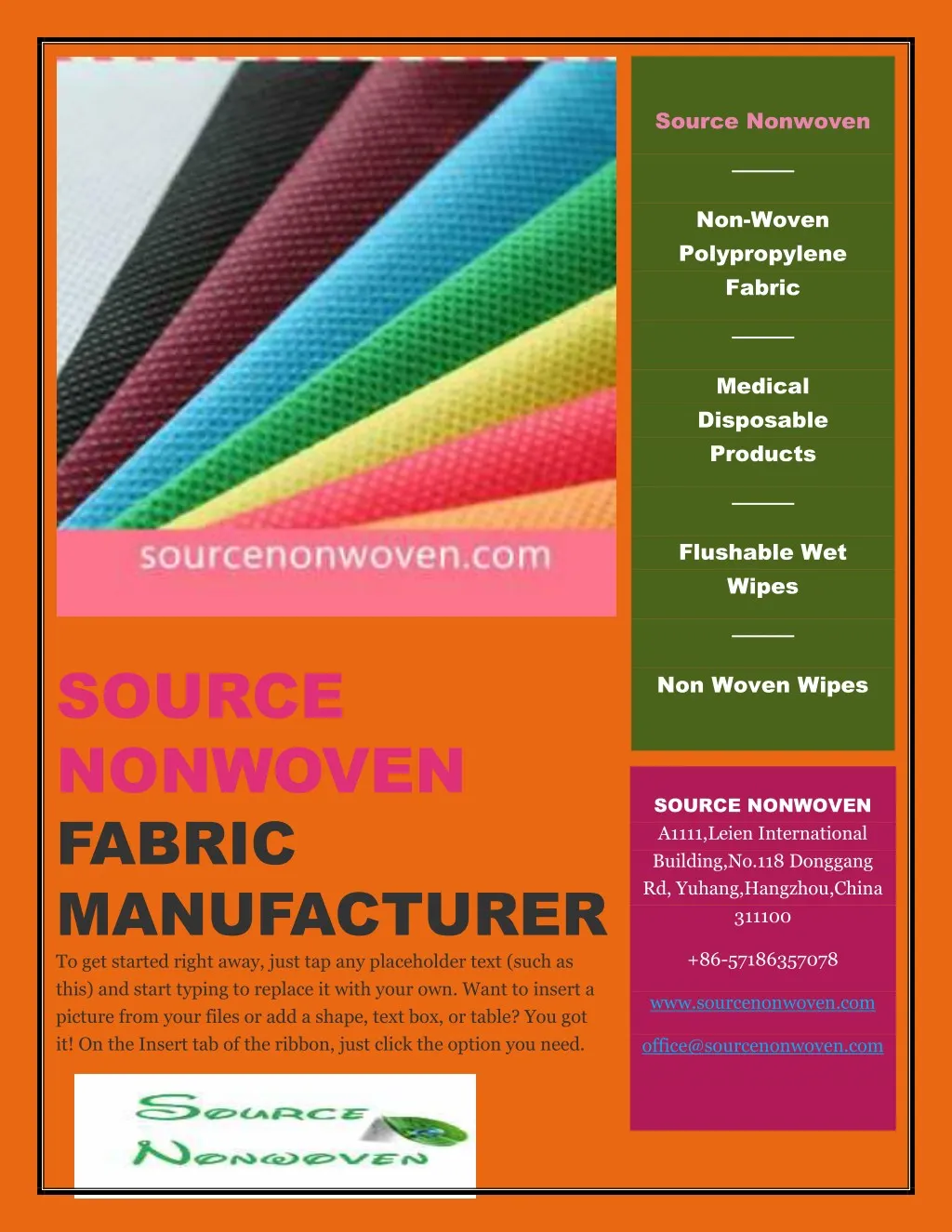 PPT - Non Woven Fabric Manufacturer PowerPoint Presentation, free ...