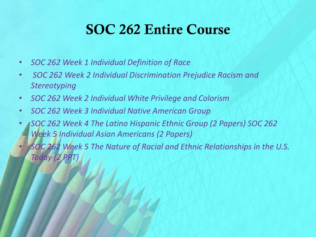 soc 262 new to america paper Study soc 262 new,uop soc 262 new,uop soc write a 1,050- to 1,400-word paper discussing the current while a distinct minority, surpass whites in america. soc 262 new to america paper Study soc 262 new,uop soc 262 new,uop soc write a 1,050- to 1,400-word paper discussing the current while a distinct minority, surpass whites in america.