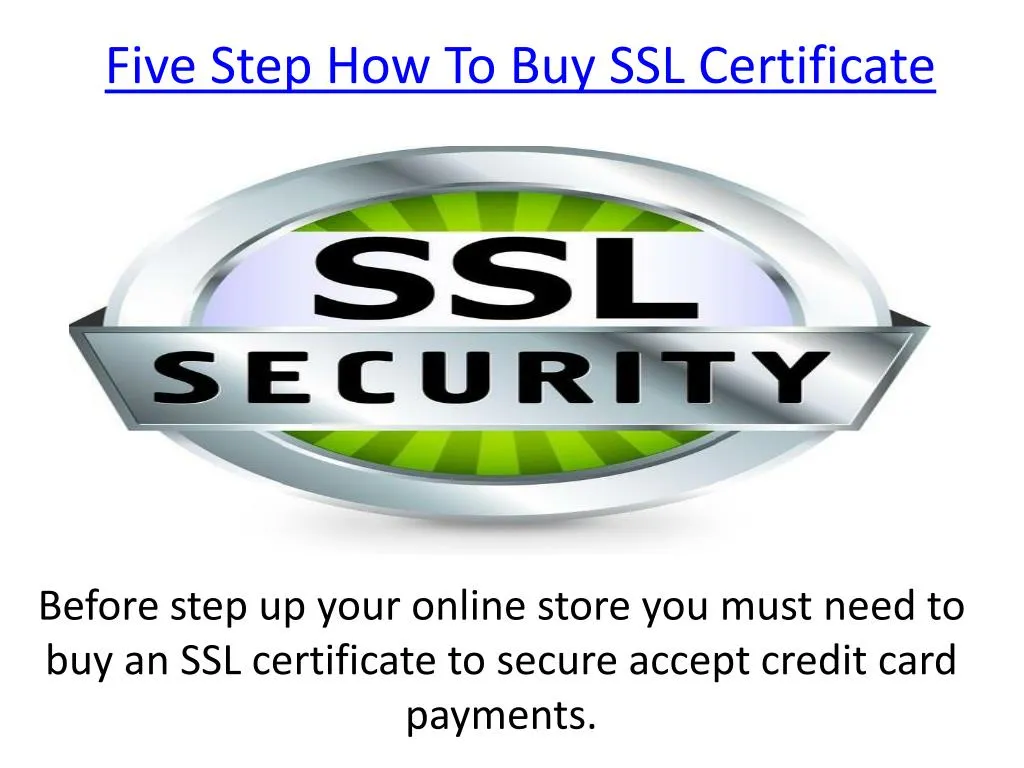 certificate SSL price