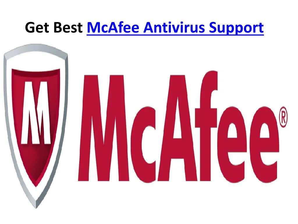 PPT - Use McAfee Antivirus Support For Pc Protection PowerPoint ...