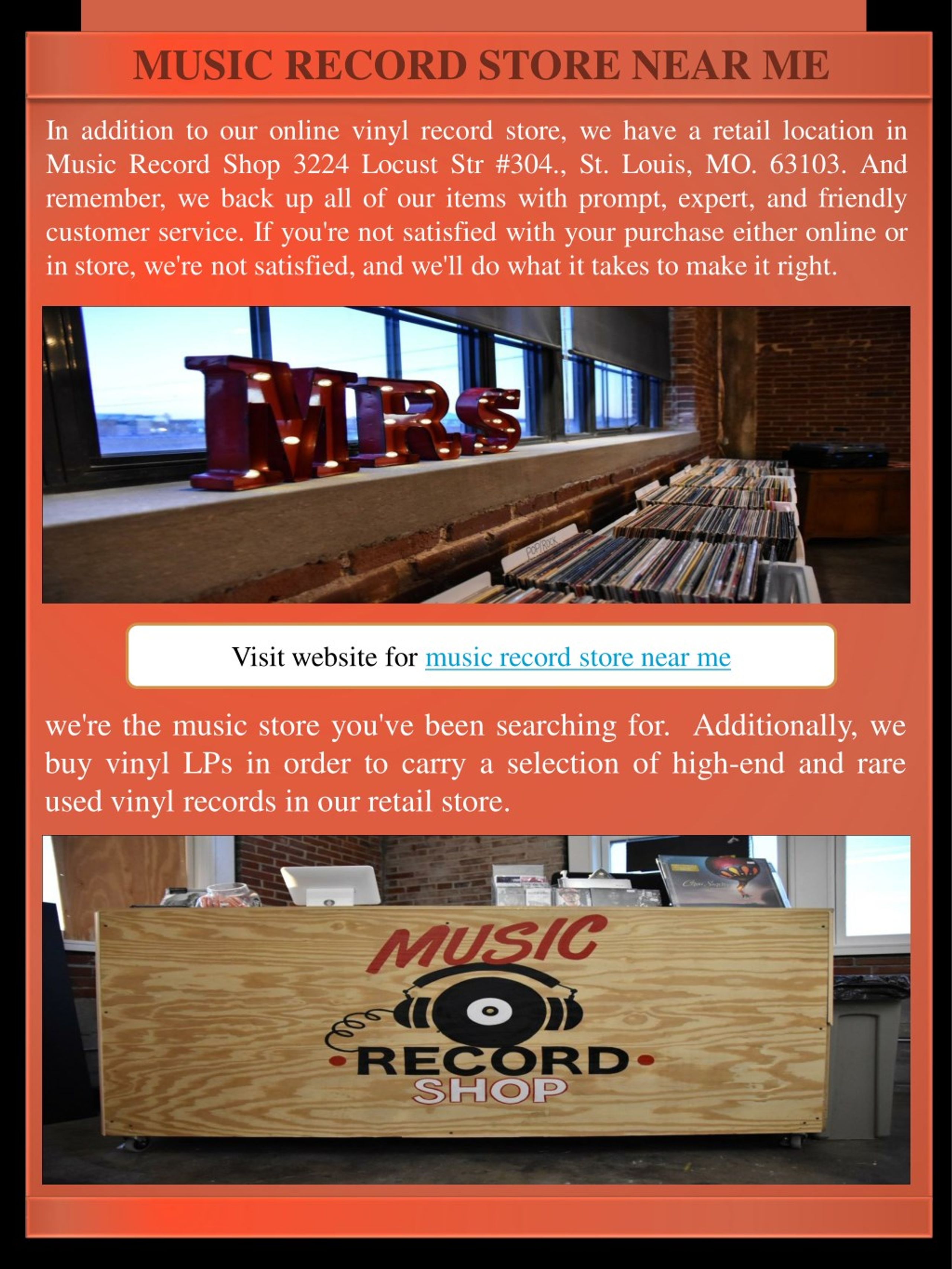 PPT - Music Record Store Near Me PowerPoint Presentation ...