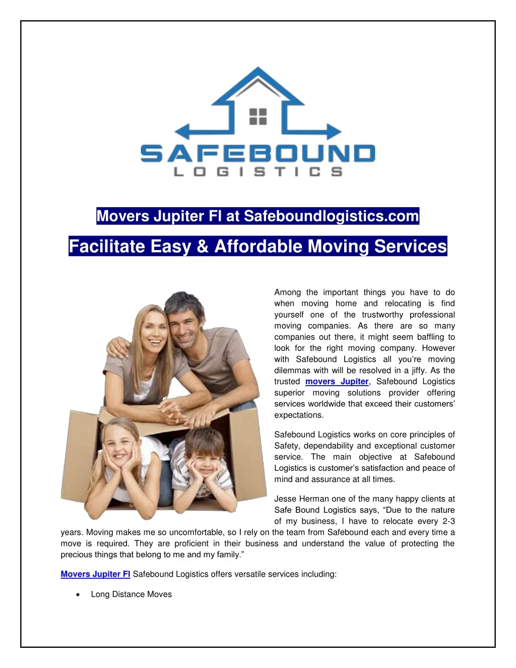 PPT Movers Jupiter Fl at PowerPoint
