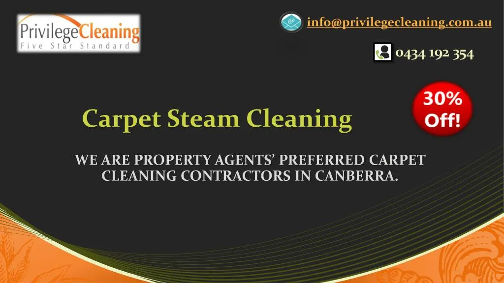 carpet steam cleaning n.